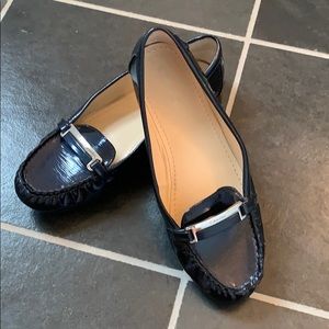 Calvin Klein navy loafers